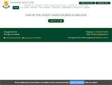 Tablet Screenshot of donegalgolfclub.ie